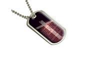 Cross and Bible Verse John 3 16 For God So Loved the World Military Dog Tag Keychain