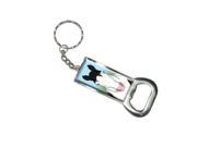 Horse Black Paint Pinto Medicine Hat Keychain Bottle Bottlecap Opener