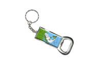 Bass Fish Fishing Jumping Out of Water Keychain Bottle Bottlecap Opener