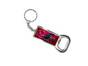 Scorpion Insect Bug Red Keychain Bottle Bottlecap Opener