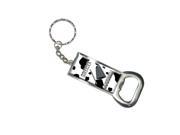 More Cowbell Musical Instrument Music Funny Parody Joke Marching Band Cow Print Keychain Bottle Bottlecap Opener