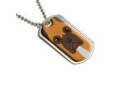 Boxer Dog Pet Full Face Military Dog Tag Keychain