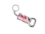 Geometric Pastels Keychain Bottle Bottlecap Opener