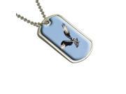 Osprey Bird of Prey Military Dog Tag Keychain