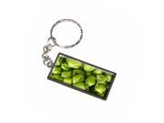 Green Bell Peppers Vegetables Keychain Key Chain Ring