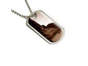 Rock Canyon Wild West Canyon De Chelly Military Dog Tag Keychain
