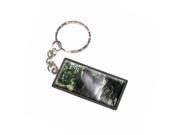 Sunlight in the Enchanted Forest Keychain Key Chain Ring