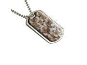 Garlic Cloves Tubers Heads Vampire Protection Military Dog Tag Keychain