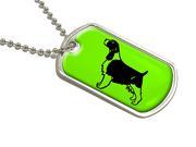 English Springer Spaniel Military Dog Tag Luggage Keychain