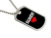 Awesome Wife Military Dog Tag Keychain