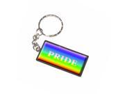 Rainbow Spectrum Pride Gay Lesbian Keychain Key Chain Ring