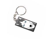 Siberian Husky Dog Pet Full Face Keychain Key Chain Ring