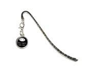You Can t See Me Ninja Metal Bookmark Page Marker with Charm