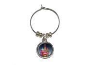 Moscow Saint Basil s Cathedral Wine Glass Charm Drink Stem Marker Ring