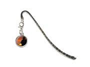 Firefighters fighting Fire Firemen Metal Bookmark Page Marker with Charm