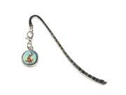 Koi Fish Japanese Chinese Asian Metal Bookmark Page Marker with Charm