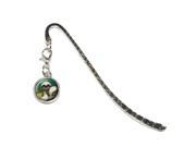Geometric Sloth Metal Bookmark Page Marker with Charm