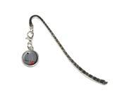 African Grey Bird Parrot Pet Metal Bookmark Page Marker with Charm