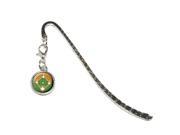 Baseball Field Metal Bookmark Page Marker with Charm