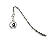 Cycling Cycle Biking Metal Bookmark Page Marker with Charm