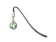 Recycle Reuse Conservation Hybrid Metal Bookmark Page Marker with Charm