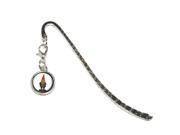 Garden Gnome Metal Bookmark Page Marker with Charm