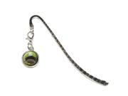 Golf Ball and Hole Golfing Metal Bookmark Page Marker with Charm