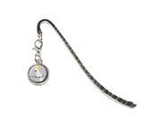 Cockatoo Bird Parrot Pet Metal Bookmark Page Marker with Charm