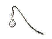 Volleyball Metal Bookmark Page Marker with Charm