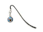 Siamese Cat Pet Metal Bookmark Page Marker with Charm