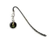 Super Hot Flaming Chili Peppers Metal Bookmark Page Marker with Charm