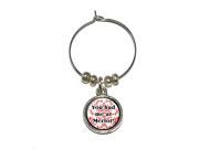 You Had Me at Merlot Wine Glass Charm Drink Stem Marker Ring