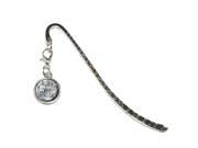 Loose Diamonds Metal Bookmark Page Marker with Charm