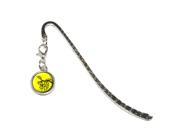 Bee Wasp Hornet Metal Bookmark Page Marker with Charm