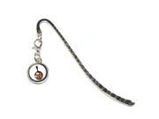 Bacon and Eggs White Breakfast Metal Bookmark Page Marker with Charm