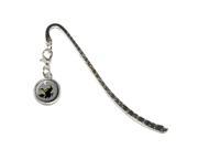 Witch Halloween Metal Bookmark Page Marker with Charm