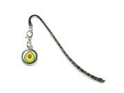 Avocado Metal Bookmark Page Marker with Charm