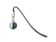Soda Pop Vending Machine Metal Bookmark Page Marker with Charm