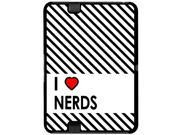 I Love Heart Nerds Snap On Hard Protective Case for Amazon Kindle Fire HD 7in Tablet