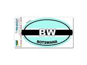 Botswana Country Flag - BW Euro Oval Flag MAG-NEATO'Sâ„¢ Automotive Car Refrigerator Locker Vinyl Magnet Botswana Country Flag - BW Euro Oval Flag MAG-NEATO'Sâ„¢ Automotive Car Refrigerator Locker Vinyl Magnet