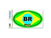 Brazil Country Flag - BR Euro Oval Flag MAG-NEATO'Sâ„¢ Automotive Car Refrigerator Locker Vinyl Magnet Brazil Country Flag - BR Euro Oval Flag MAG-NEATO'Sâ„¢ Automotive Car Refrigerator Locker Vinyl Magnet