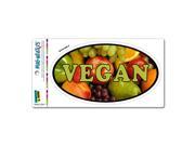 Vegan Euro Oval MAG NEATO S™ Automotive Car Refrigerator Locker Vinyl Magnet