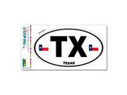 Texas State Flag TX Euro Oval MAG NEATO S™ Automotive Car Refrigerator Locker Vinyl Magnet