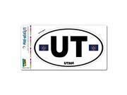 Utah State Flag - UT Euro Oval MAG-NEATO'Sâ„¢ Automotive Car Refrigerator Locker Vinyl Magnet Utah State Flag - UT Euro Oval MAG-NEATO'Sâ„¢ Automotive Car Refrigerator Locker Vinyl Magnet