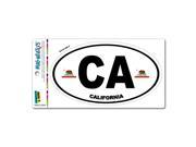 California State Flag CA Euro Oval MAG NEATO S™ Automotive Car Refrigerator Locker Vinyl Magnet