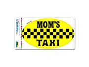 Mom s Taxi Yellow Black MAG NEATO S™ Automotive Car Refrigerator Locker Vinyl Magnet