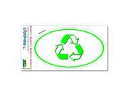 Recycle Eco Friendly Euro Oval MAG NEATO S™ Automotive Car Refrigerator Locker Vinyl Magnet