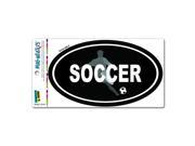 Soccer Football Euro Oval MAG NEATO S™ Automotive Car Refrigerator Locker Vinyl Magnet
