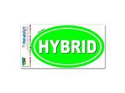 Hybrid Green Eco Friendly Euro Oval MAG NEATO S™ Automotive Car Refrigerator Locker Vinyl Magnet
