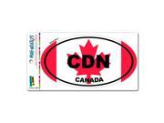 Canada Country Flag CDN Euro Oval Canadian Flag MAG NEATO S™ Automotive Car Refrigerator Locker Vinyl Magnet